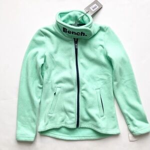 Bench NWT aqua zip up fleece 11/12Y